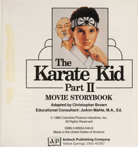 Book cover for The Karate Kid II