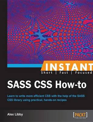 Book cover for Instant Sass CSS How-To