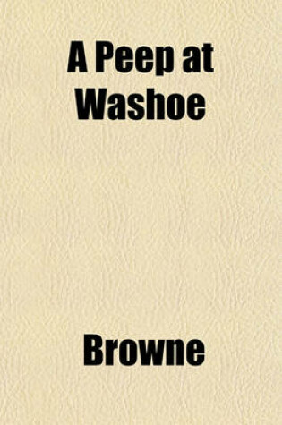 Cover of A Peep at Washoe