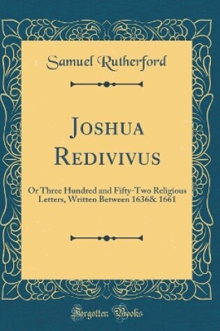 Cover of Joshua Redivivus