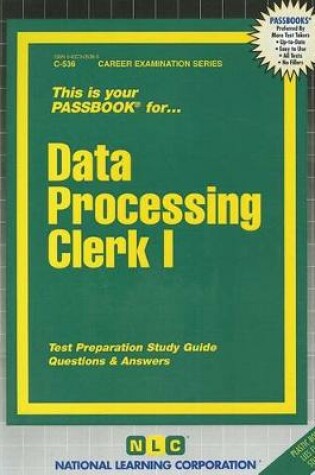 Cover of Data Processing Clerk I
