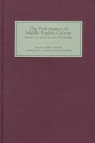 Cover of The Performance of Middle English Culture