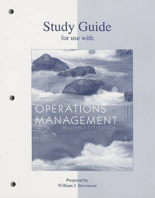 Book cover for Study Guide to Accompany Production/Operations Management