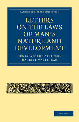 Cover of Letters on the Laws of Man's Nature and Development