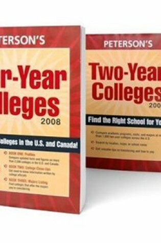 Cover of Undergraduate Guides Set 2008 (2 Vols)