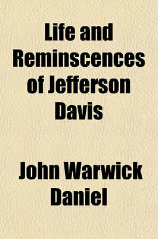 Cover of Life and Reminscences of Jefferson Davis