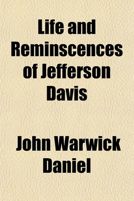 Book cover for Life and Reminscences of Jefferson Davis