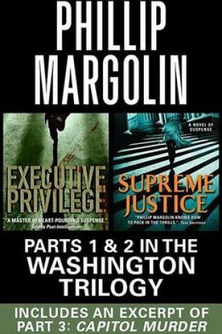 Cover of The Washington Trilogy: Parts 1 & 2 with an Excerpt from Capitol Murder