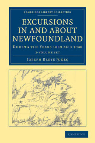 Cover of Excursions in and about Newfoundland, during the Years 1839 and 1840 2 Volume Set