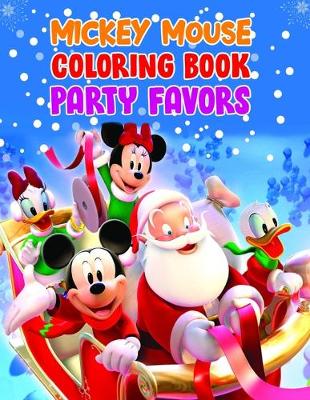 Book cover for Mickey Mouse Coloring Book Party Favors