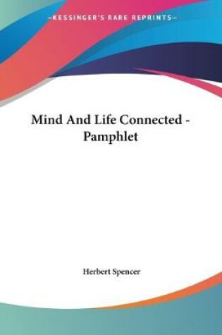 Cover of Mind And Life Connected - Pamphlet