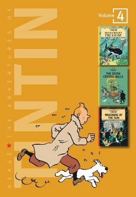Book cover for Adventures of Tintin 3 Complete Adventures in 1 Volume