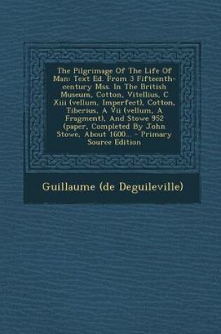 Cover of The Pilgrimage of the Life of Man