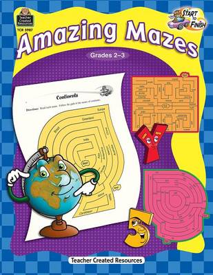 Book cover for Start to Finish: Amazing Mazes Grd 2-3