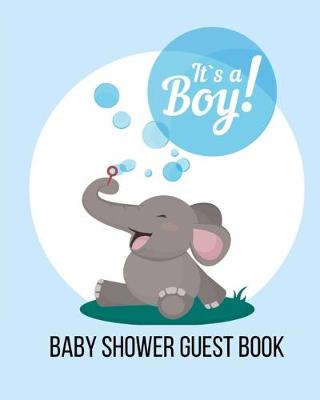 Book cover for Baby Shower Guest Book, It's a Boy