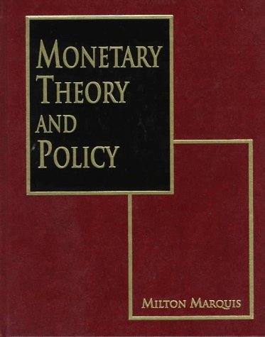 Book cover for Monetary Theory and Policy