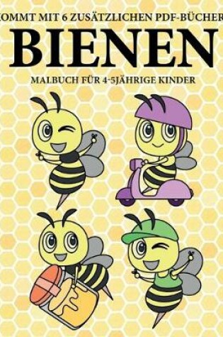 Cover of Malbuch für 4-5 jährige Kinder (Bienen)