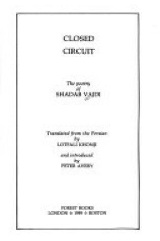 Cover of Closed Circuit