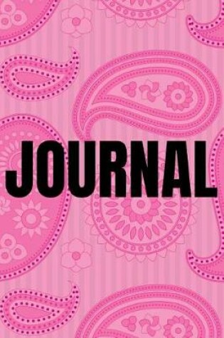 Cover of Paisley Background Lined Writing Journal Vol. 21