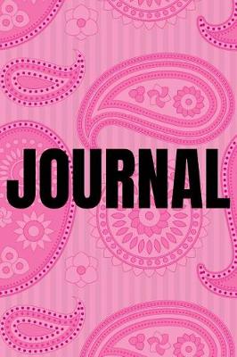 Cover of Paisley Background Lined Writing Journal Vol. 21