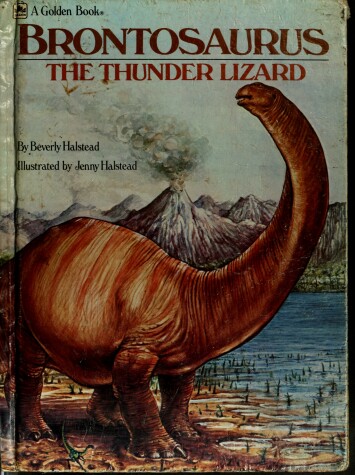 Book cover for Brontosaurus the Thunder Lizard