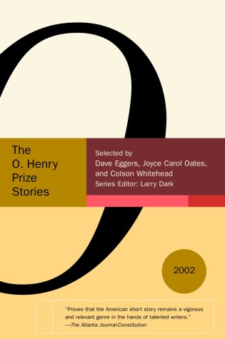 Cover of The O. Henry Prize Stories 2002