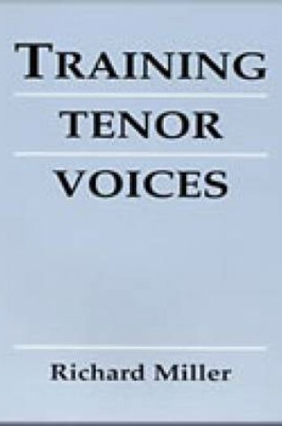 Cover of Training Tenor Voices