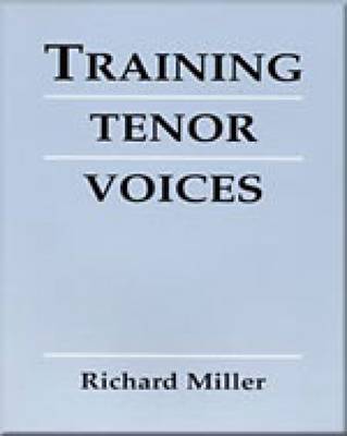 Book cover for Training Tenor Voices
