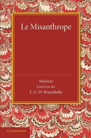 Cover of Le Misanthrope