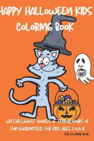 Cover of Happy Halloween kids Coloring Book