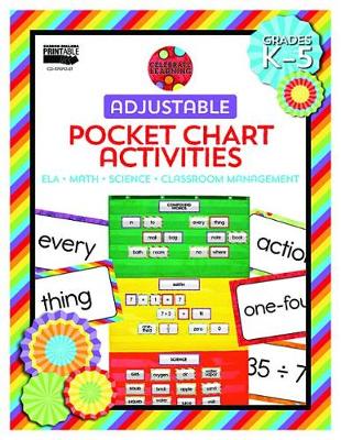 Book cover for Celebrate Learning Adjustable Pocket Chart Activities