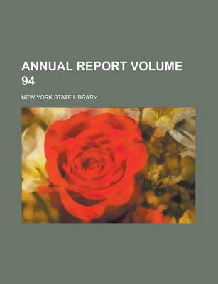 Book cover for Annual Report Volume 94