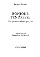 Cover of Bonjour Tendresse