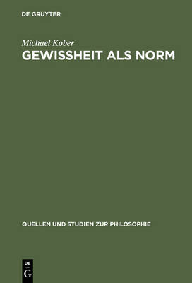 Cover of Gewissheit ALS Norm