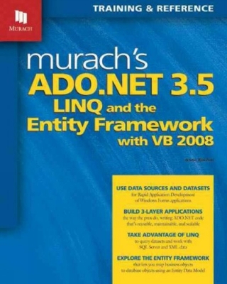 Book cover for Murach's ADO.NET 3.5 LINQ & the Entity Framework with VB 2008