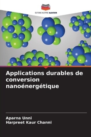 Cover of Applications durables de conversion nano�nerg�tique