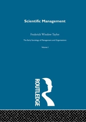 Book cover for Scientific Management