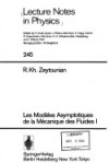 Book cover for Les Modeles Asymptotiques de La Mecanique Des Fluides