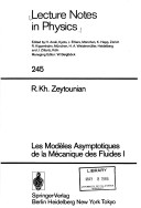 Book cover for Les Modeles Asymptotiques de La Mecanique Des Fluides