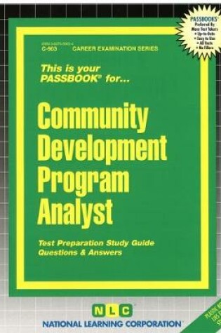 Cover of Community Development Program Analyst