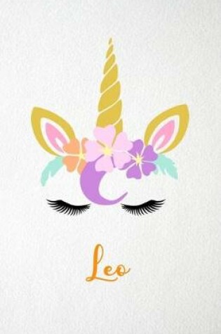 Cover of Leo A5 Lined Notebook 110 Pages