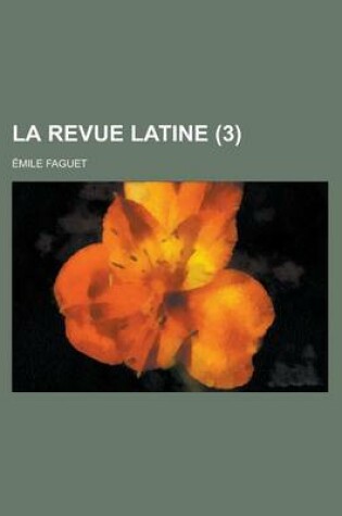 Cover of La Revue Latine (3)