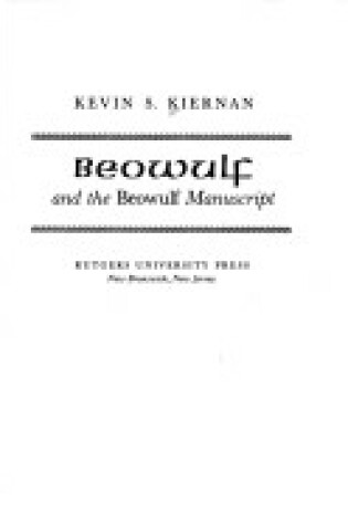 Cover of Beowulf and "Beowulf" Manuscript