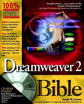 Book cover for Dreamweaver 2.0 Bible