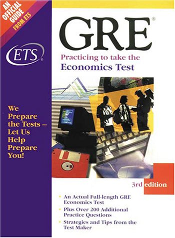 Book cover for Economics Test, 3rd Edition: Gre Practicing to Take the Test Series