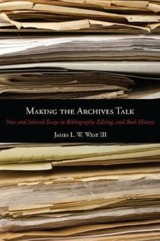 Cover of Making the Archives Talk