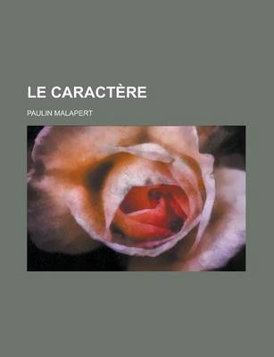 Book cover for Le Caractere