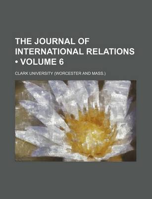 Book cover for The Journal of International Relations (Volume 6)