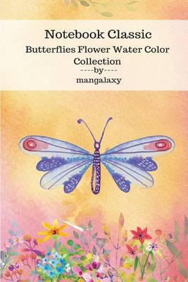 Book cover for Notebook Classic Butterflies Flower Water Color Collection V.6