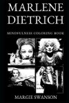 Book cover for Marlene Dietrich Mindfulness Coloring Book